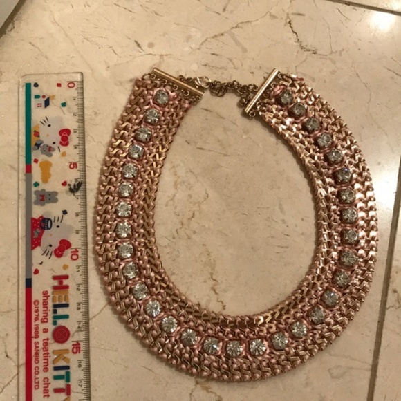 Vintage rose gold statement necklace - Picture 2 of 3